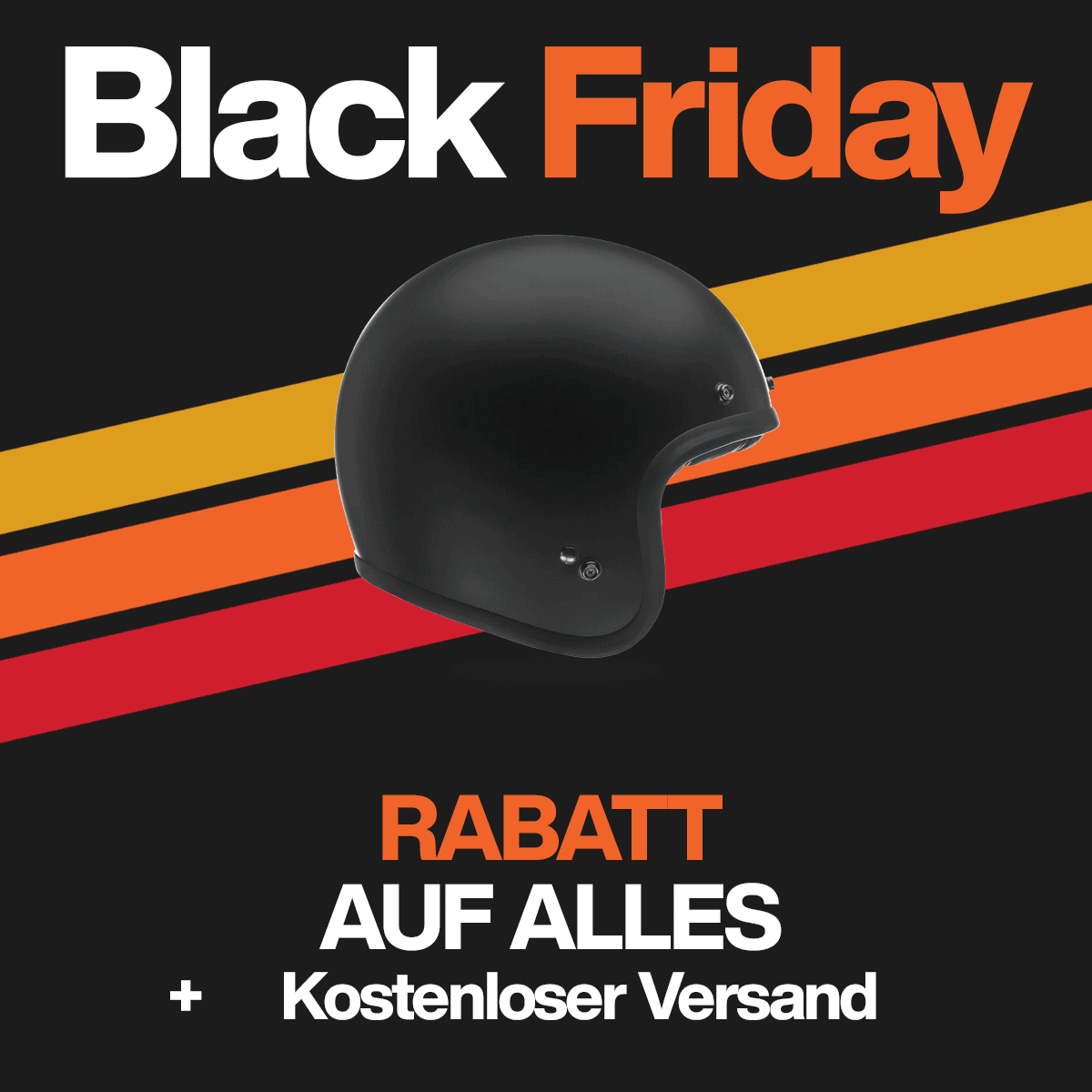 An animated image showcasing lifestyle action images of moto and bike riders with text promoting the Singles Day promotion of 11% Off Sitewide